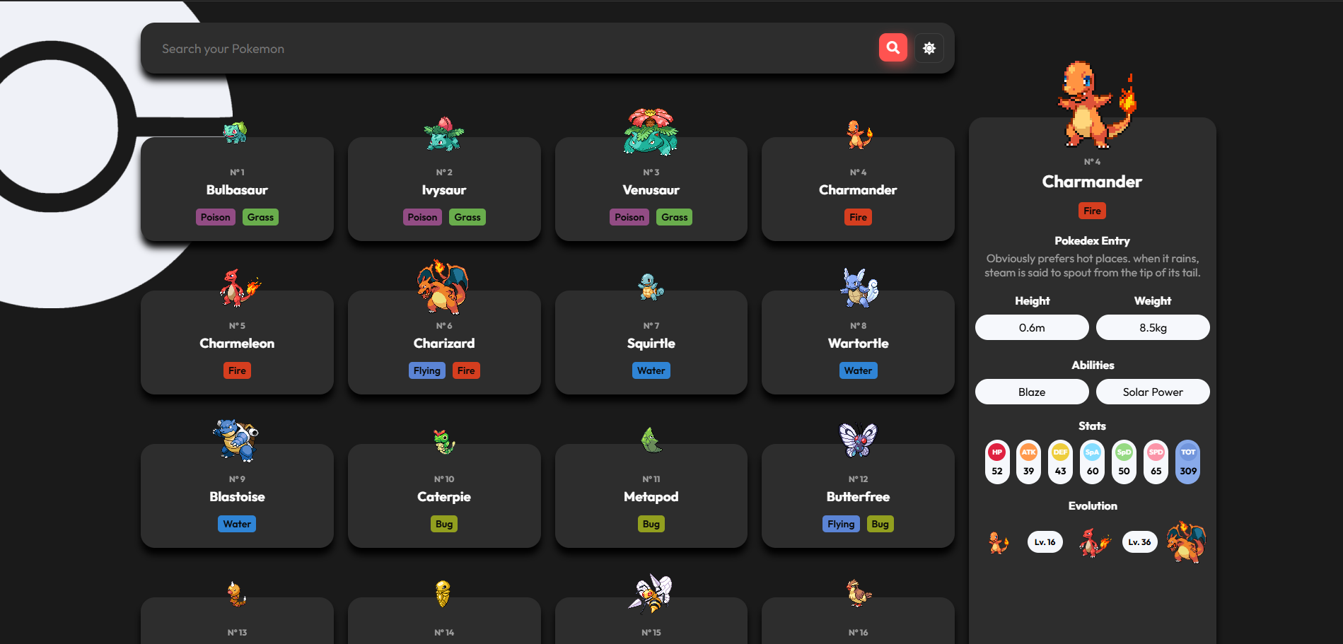 Pokemon Site Preview