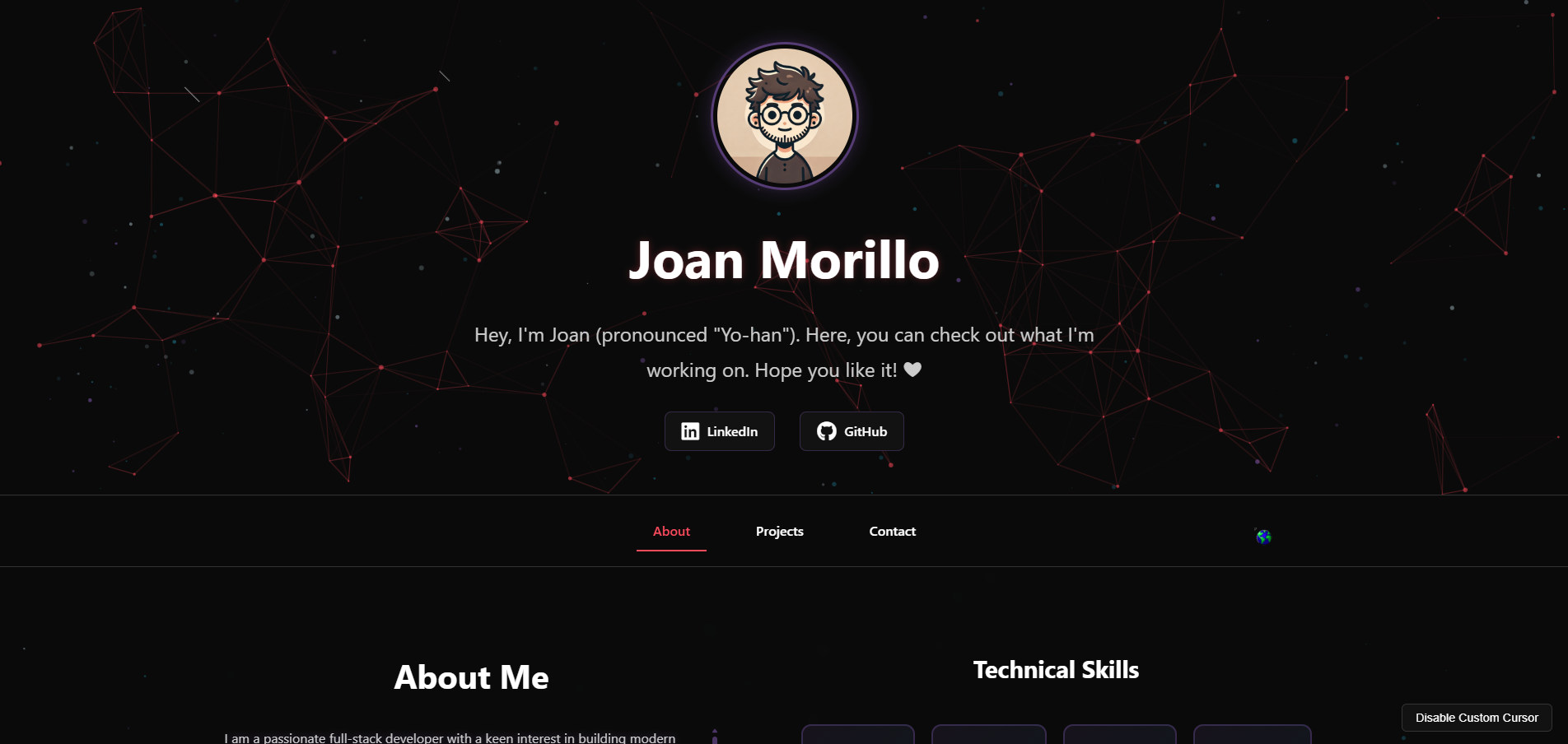 Portfolio Site Preview